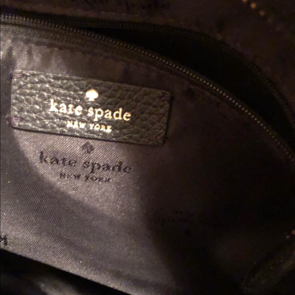 Kate Spade Pebbled Leather Large Zippered Tote Bag - Picture 9 of 9